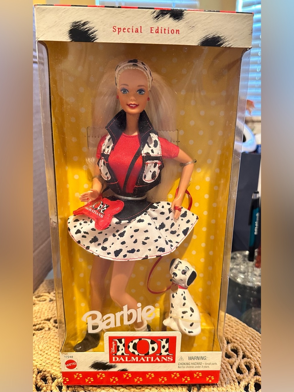 1997 Barbie 101 Dalmatians Special Edition Doll - Red, White & Black